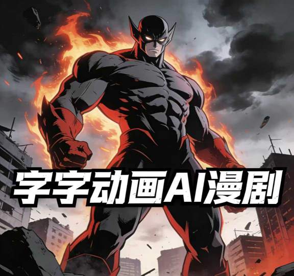 字字动画AI漫剧2026年第1期系统课程，小白看完就能学会实操的漫剧课，单人月收1-3W-知芽创业社