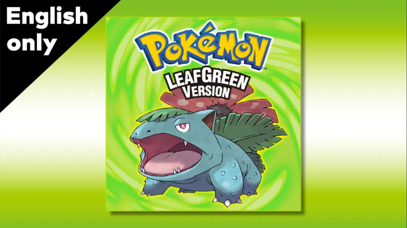 【美版】宝可梦叶绿 .Pokemon LeafGreen 中文汉化-知芽创业社