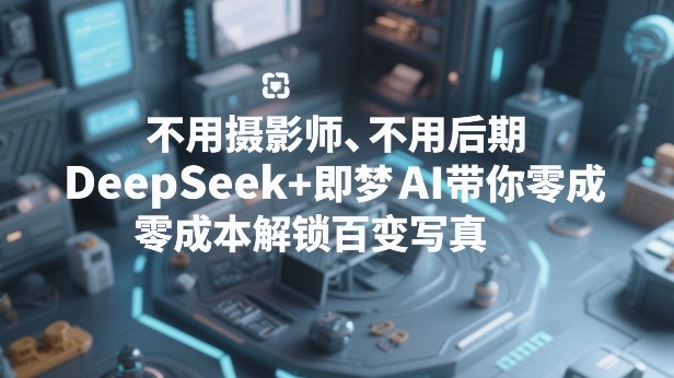 不用摄影师、不用后期，DeepSeek+即梦AI带你零成本解锁百变写真！-知芽创业社