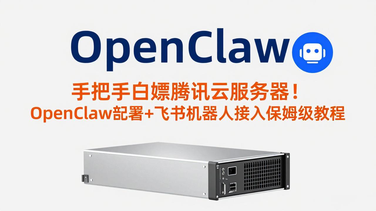 手把手白嫖腾讯云服务器！OpenClaw部署+飞书机器人接入保姆级教程-知芽创业社