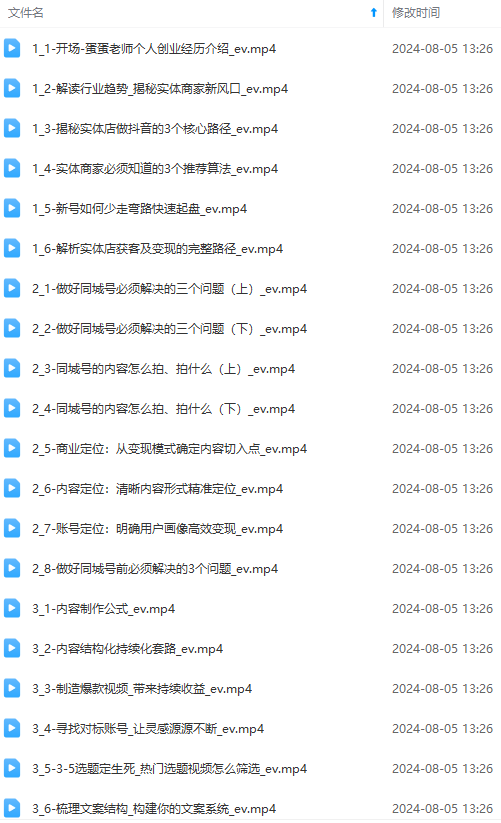 图片[1]-实体店老板获客特训营：认知、定位、文案、矩阵、直播、AI等(72节-知芽创业社