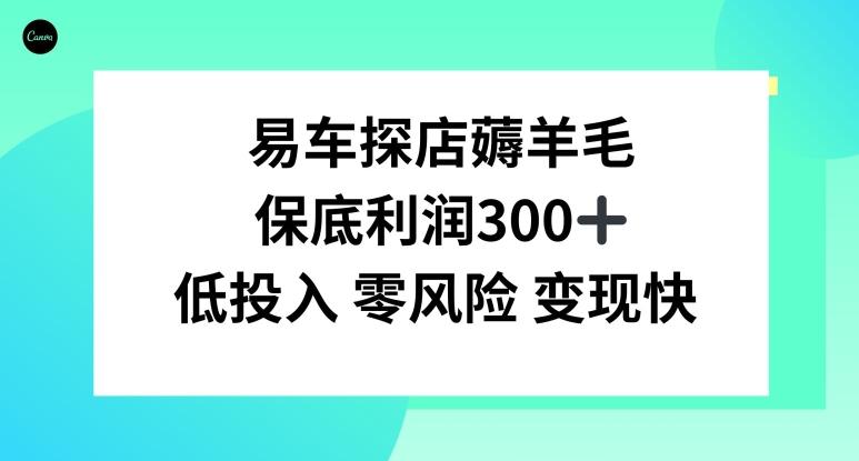 易车APP首页十亿补贴活动，选择到店补贴，保底利润300+-知芽创业社