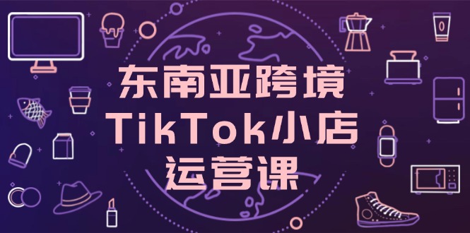 东南亚跨境TikTok小店运营课，掌握店铺设置与流量转化核心技巧-知芽创业社