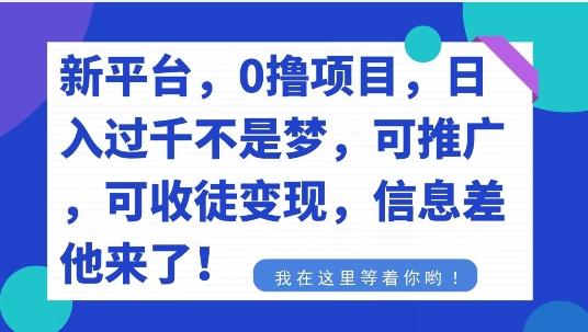 不要再花冤枉钱了，0撸项目，每天坚持，稳定1000+-知芽创业社