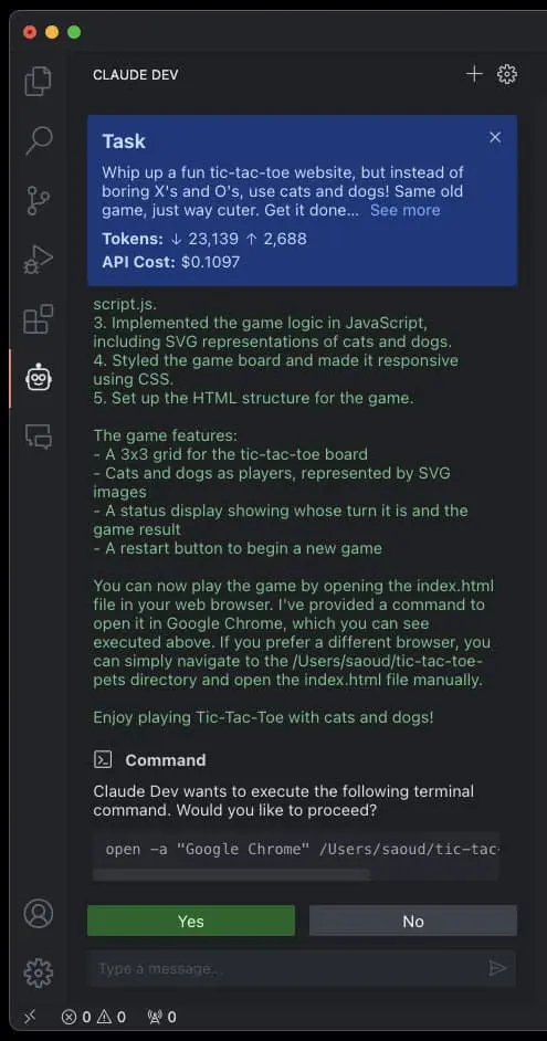 Claude Dev｜AI编程-知芽创业社