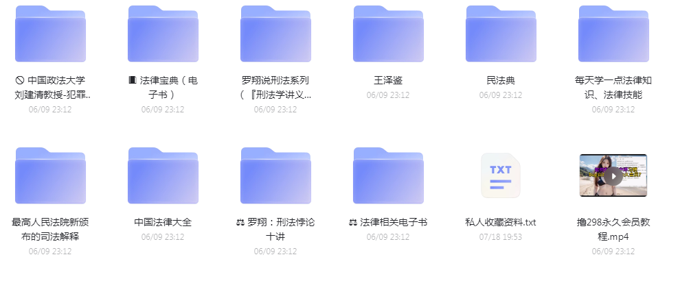 法律教程合集-知芽创业社