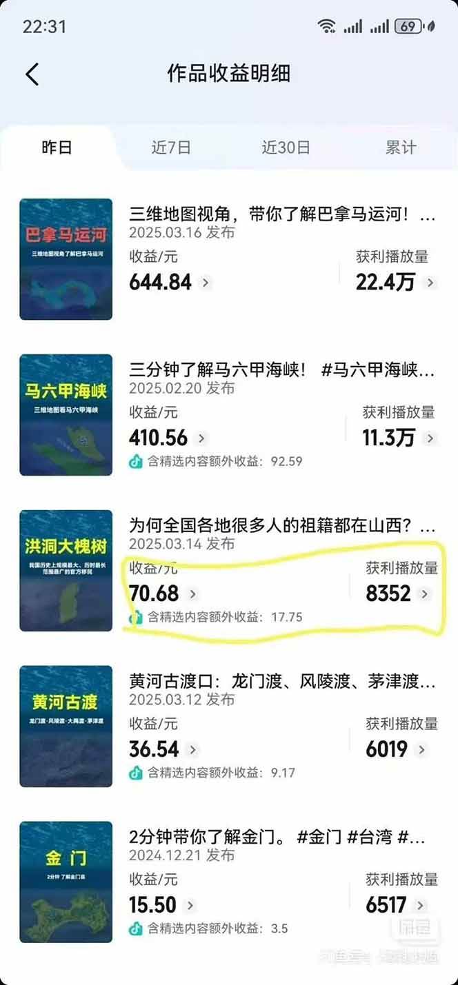 AI三维地理视频制作，全套工具数据包，含谷歌地球与矢量地图资源-知芽创业社