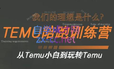 苗苗·拼多多跨境（temu）课程-知芽创业社