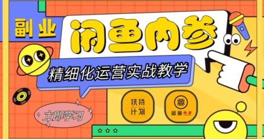 闲鱼精细化运营入门+高阶实战教学，从底层逻辑到轻松变现，多维度玩转闲鱼副业-知芽创业社
