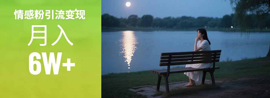 情感粉引流变现实操课：单月变现6w+，情感粉引流变现实操课-小艾项目网