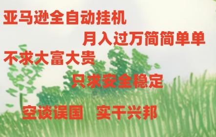 亚马逊全自动浏览挂机，，收益稳定且前景广阔-知芽创业社
