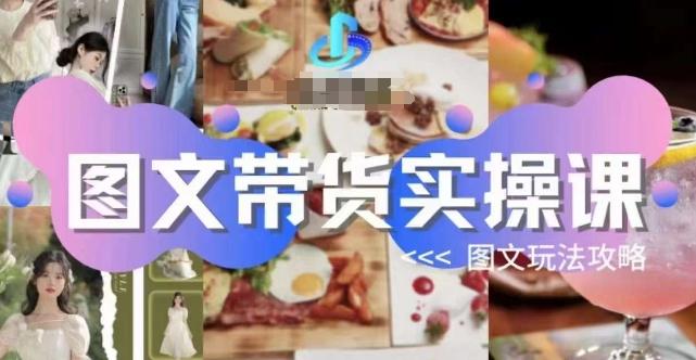 图文带货实操课，图文玩法攻略玩法-知芽创业社