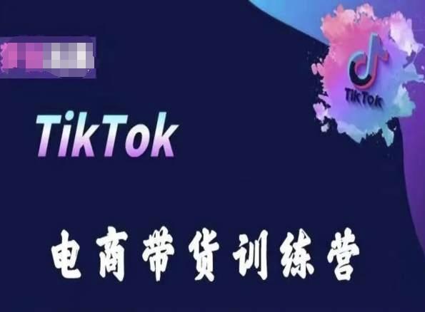 TikTok电商带货训练营，跟随时代潮流，跨境掘金-知芽创业社