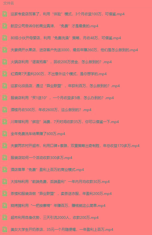 图片[5]-(9607期)真实有效391套商业模式，年入几十到几百万案例解析(电子书+视频+图文)-知芽创业社