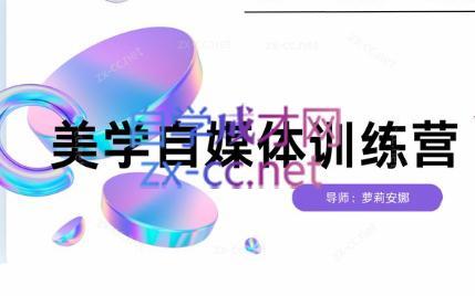 安娜·美学自媒体IP系统课-知芽创业社