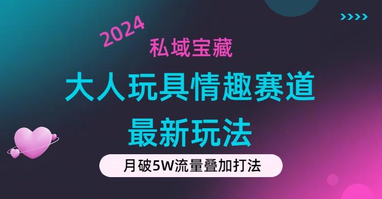 私域宝藏：大人玩具情趣赛道合规新玩法，零投入，私域超高流量成单率高-知芽创业社
