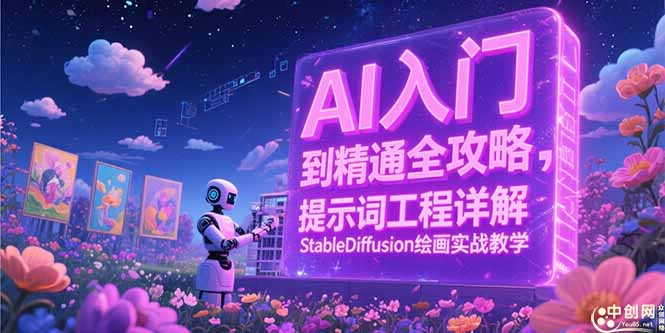 AI入门到精通全攻略，提示词工程详解，StableDiffusion绘画实战教学-知芽创业社