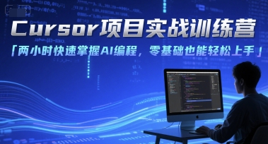 Cursor项目实战训练营，两小时快速掌握AI编程，零基础也能轻松上手-知芽创业社