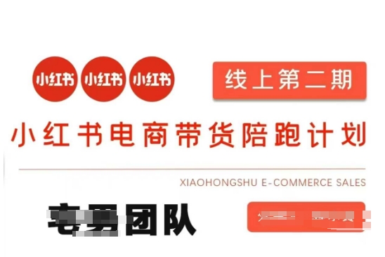 小红书电商带货课2期，月利润20个的小红书电商的有货源，无货源，虚拟产品，付费投流等整套玩法-知芽创业社