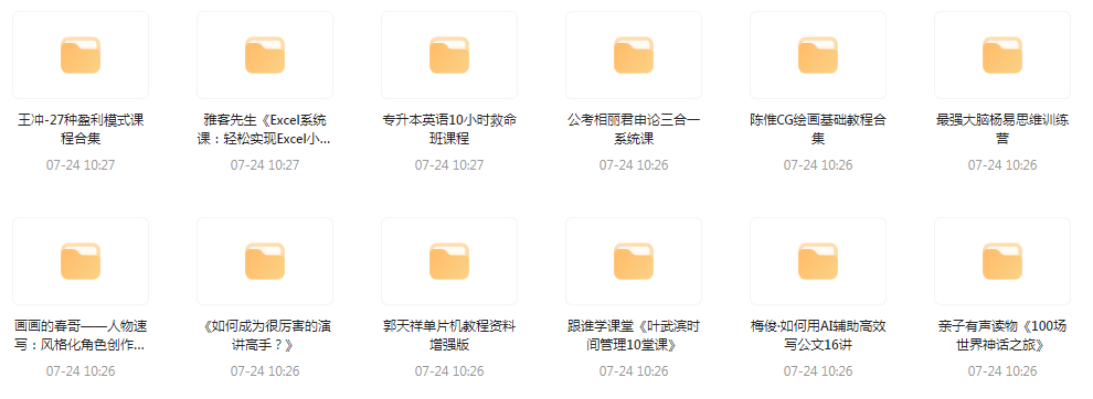 资源合集【20240724更新】-知芽创业社