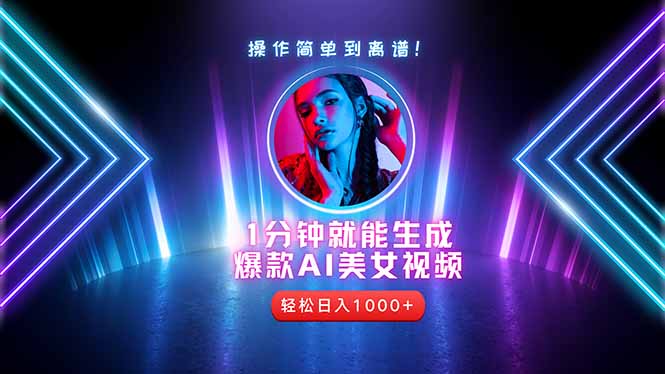 2025年最强副业：用AI做短视频，从零开始打造爆款账号！-知芽创业社