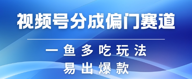 视频号创作者分成计划偏门类目，容易爆流，实拍内容简单易做【揭秘】-知芽创业社