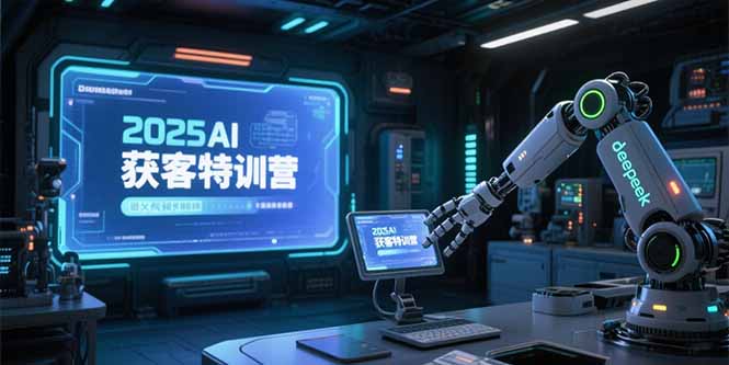 2025AI获客特训营，AI图文视频全制作，deepseek工具实操教学-知芽创业社