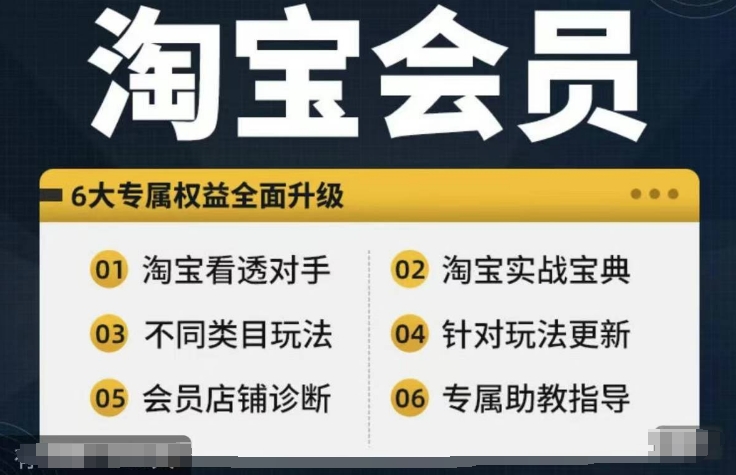 淘宝会员【淘宝所有课程，全面分析对手】，初级到高手全系实战宝典-知芽创业社