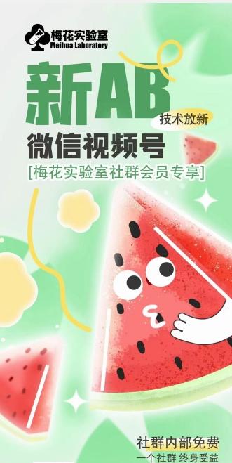 梅花实验室2024年AB技术视频号AB合成破解版-知芽创业社