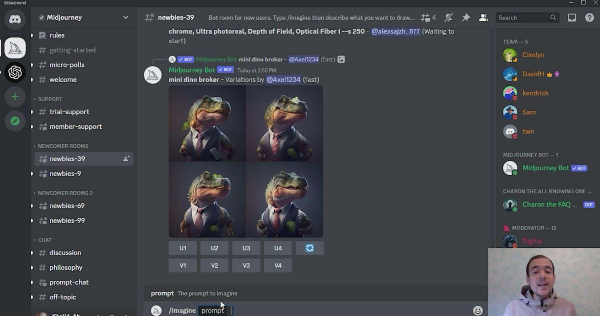 图片[1]-Midjourney 精通教程-使用Midjourney AI创建美丽艺术图像-36节课-中英字幕-知芽创业社