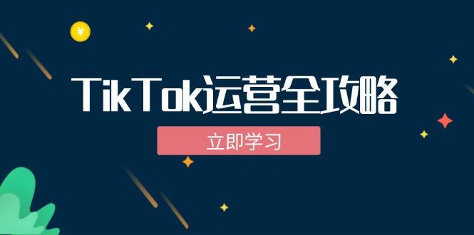 TikTok实战运营全攻略：从下载软件到变现，抖音海外版实操教程-知芽创业社
