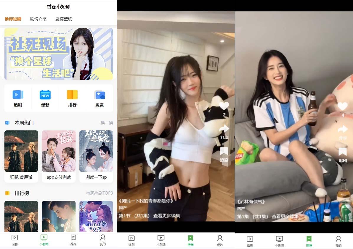 (8542期)小剧场短剧影视系统源码 全开源 带支付收益+会员机制+代理推广等模式【…-知芽创业社